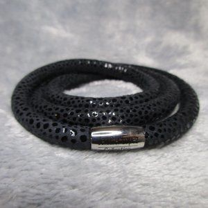 Endless Triple Black Reptile Bracelet By JLO 7.5 inch NEW A50